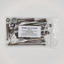 HONDA CB 125 T K2-K5 1969-1972 engine mount stainless allen screw kit #3 CB125