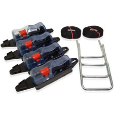 Thule Easy Snap Roof Box U Bolt Clamps 80mm Wide Fitting Kit | Upgrade