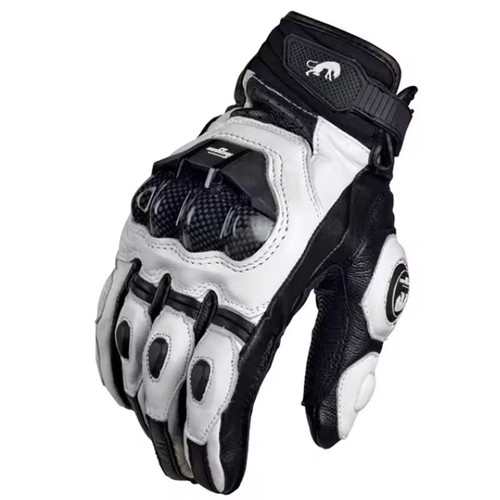 White black motorbike - white,