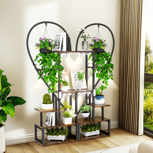 Tall plant stand with grow - tall,