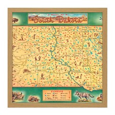 Map Dunn 1946 South Dakota