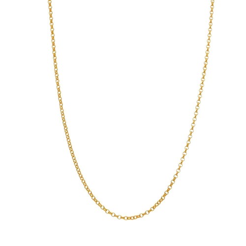 9ct yellow gold round - gold,