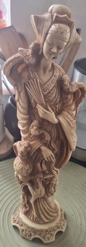 Asian figure geisha figurine - asian,