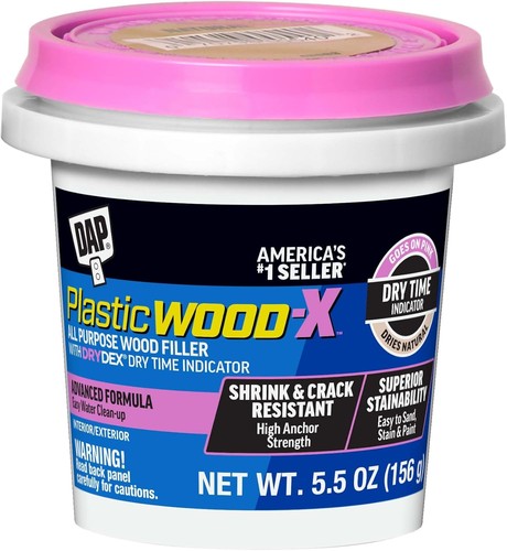Dap plastic wood filler - wood-x,