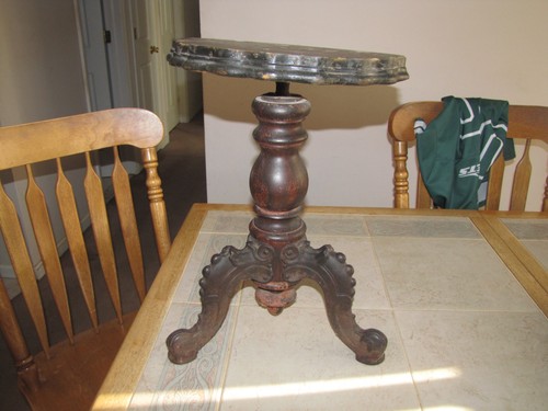 Antique victorian piano stool - piano,