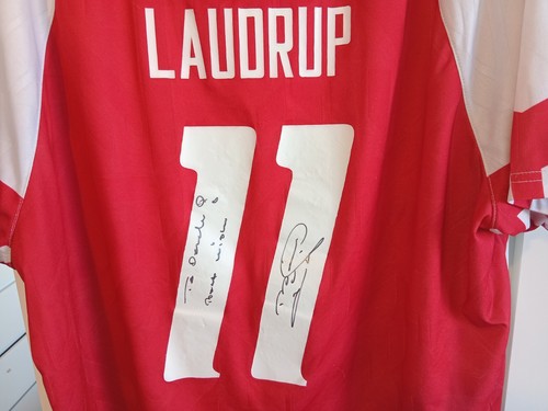 Authentic brian laudrup signed - authentic,