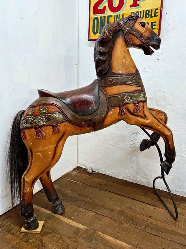 Victorian carousel prancer - victorian,
