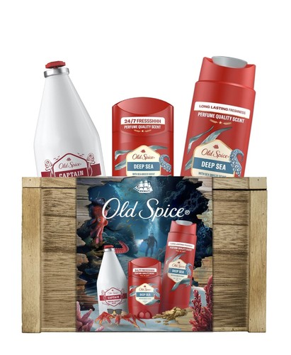 Old spice treasure chest gift - spice,