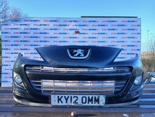 PEUGEOT 207 HATCHBACK 5DR MK1 PH2 2012 BLACK EXL FRONT BUMPER MARKS