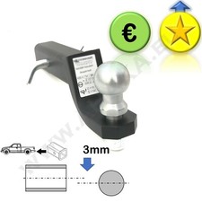 Towbar Tow Bar Adapter 2“ Tongue Ball -3mm QUAD ATV RASENMÄHER Traktor   Hitch