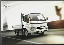 Toyota Dyna 2011-12 UK Market Sales Brochure 300 SWB 350 MWB LWB Dropside Tipper