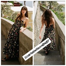 zara embroidered dress 