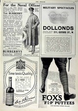 Old Antique Print 1916