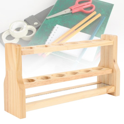 Wooden test tube rack storage - wooden,