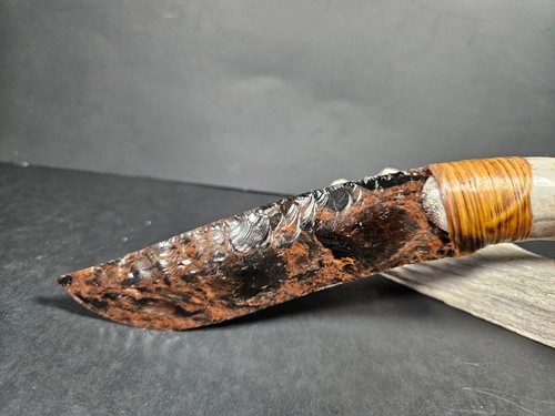 Calico gold obsidian knife - obsidian, knife~