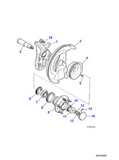 Jaguar Genuine Hub Bearing Kit