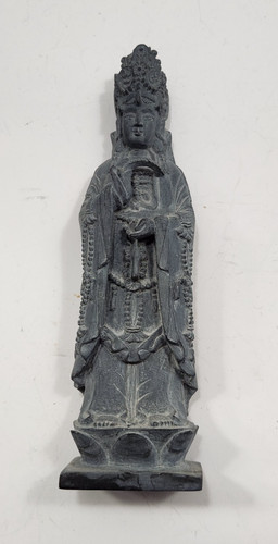 Vintage hand carved stone - hand-carved,
