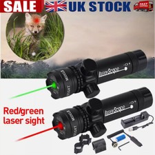 Tactical Scope Laser Sight Dot Red/Green Beam Lazer For Airsoft Gun Rifle Pistol