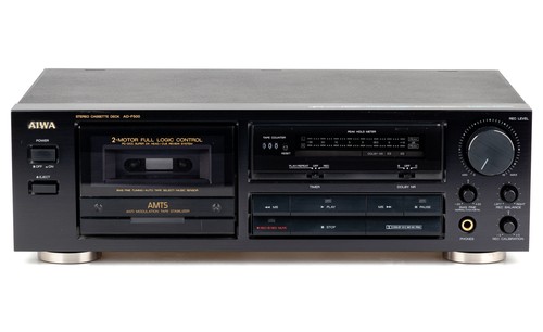 Aiwa f500 cassette - deck, /