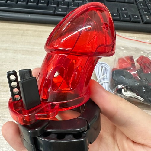 Stim chastity cage shock - chastity,
