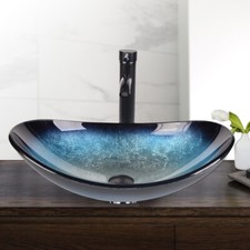 Countertop Basin Set Tempered