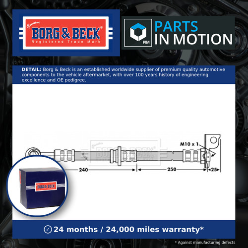 Brake hose fits hyundai santa - hyundai,