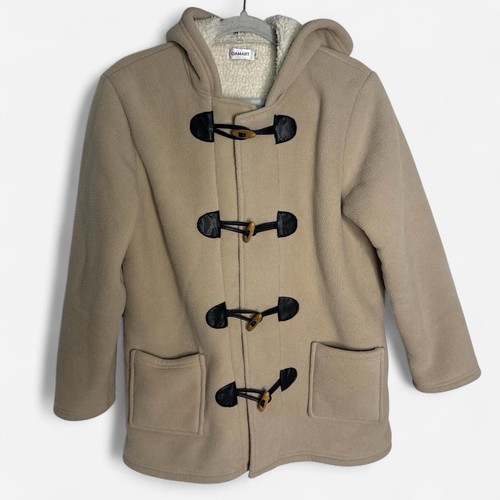 Damart beige fleece duffle - beige,