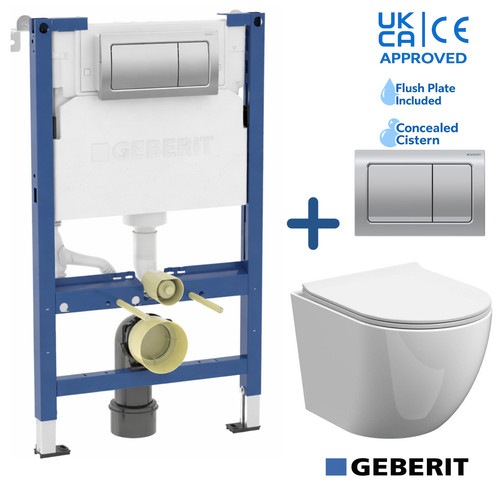Wall hung toilet geberit 98cm - hung,