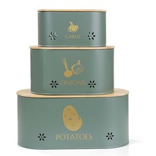 Vegetable Storage Tins for