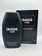 GUY LAROCHE COSMAIR DRAKKAR NOIR 100ML VINTAGE AFTERSHAVE SPRAY (NEW WITH BOX)