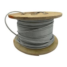 Galvanised Steel Wire Rope Cable 6x19 3MM - 8MM (50M or 100M Reel 1960 RHOL)