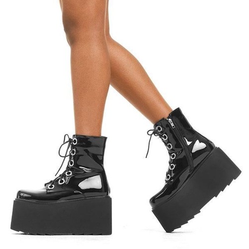 Lamoda renegade black patent - lamoda,