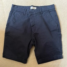 BNWOT JACK WILLS Mens Navy Slim Fit Chino Shorts W32