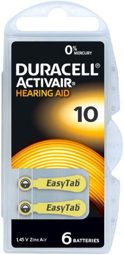 Duracell activair mercury free - duracell,