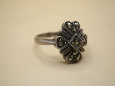 Antique Marcasite Solid Silver