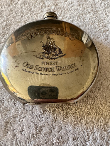 Mackinlay pewter whisky hip - mackinlay's,