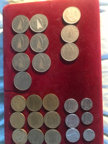 Eire coin collection 90s - eire, 60/80/90s