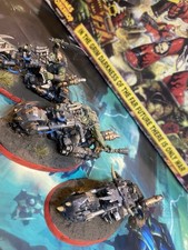 Warhammer 40K Orks  3 Warbikes