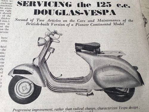 Vespa douglas 125 - vespa, service