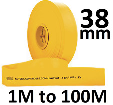 38mm 1 1/2" Yellow PVC Layflat
