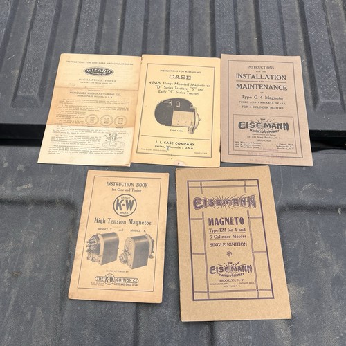 Lot magneto instruction - lot, 5