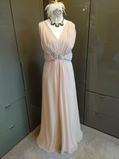 Jenny Packham No 1 Blush Pink Diamante Long Dress 18 Formal Ball Gown Wedding 