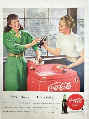 Work refreshed coca - refreshed,