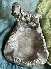 Vintage Heavy Cast Metal Dog