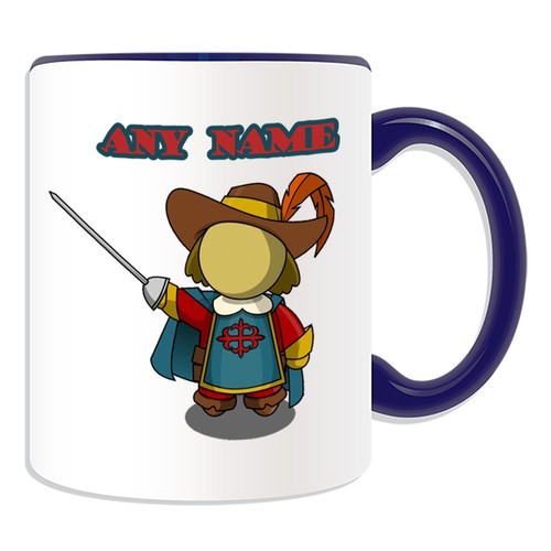 Personalised gift musketeer - personalised,