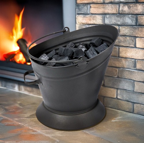 Coal bucket fireside - fireside, black