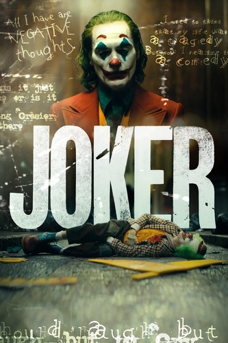 Joker canvas framed poster - canvas,