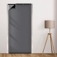 Self-Adhesive Thermal Insulated Door Curtain Winter Weatherproof Easy To Install