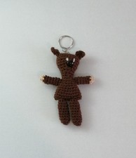 Keyring. Soft Crochet Mr Bean