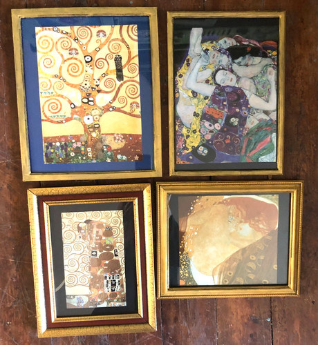 Four framed prints gustav - framed,